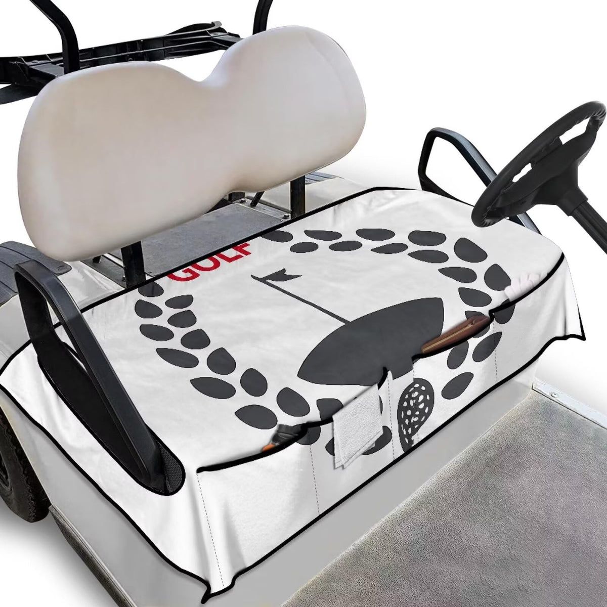ELEQIN Aesthetics golf cart seat covers protecting seats with style