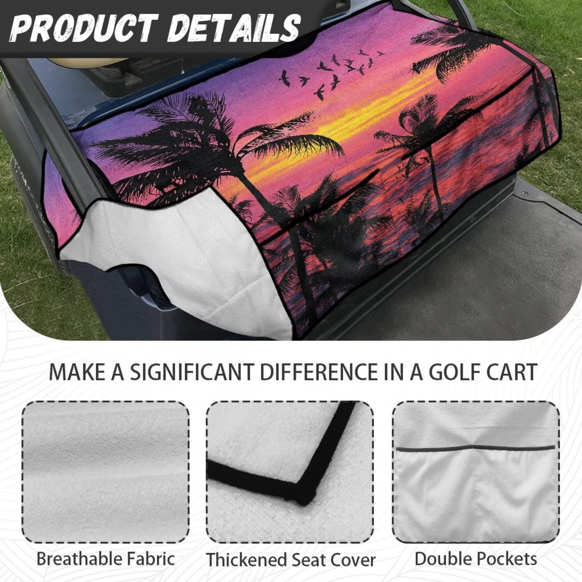 ELEQIN fashionable pattern adds style and easy recognition for your cart