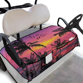 ELEQIN golf cart seat cover 52-36-l x 32-28-w fits carts for comfortable seating