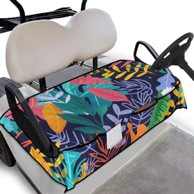 ELEQIN golf cart seat cover with universal fit for multiple brands.
