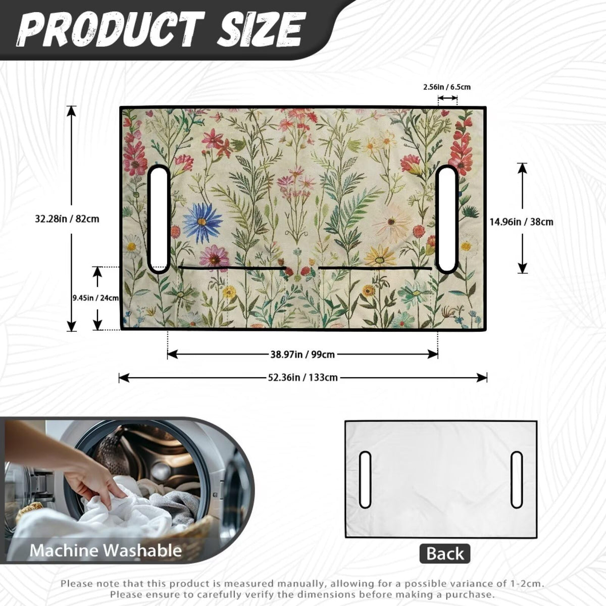 Machine washable ELEQIN seat cover for easy care and quick cleanup.