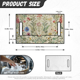 Machine washable ELEQIN seat cover for easy care and quick cleanup.