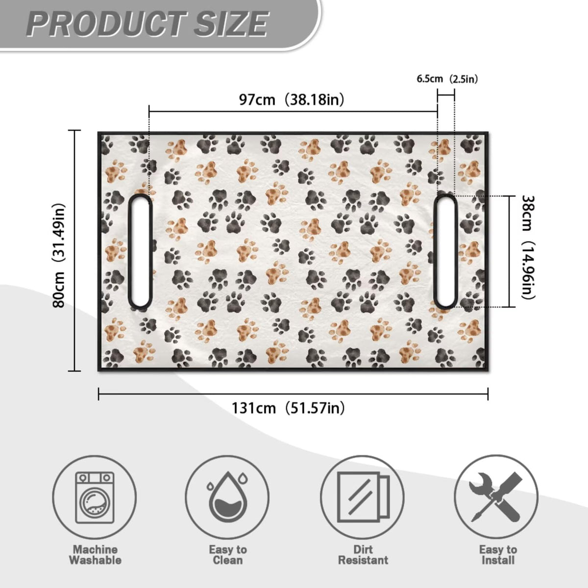 ELEQIN pattern variety on seat covers increases cart visibility