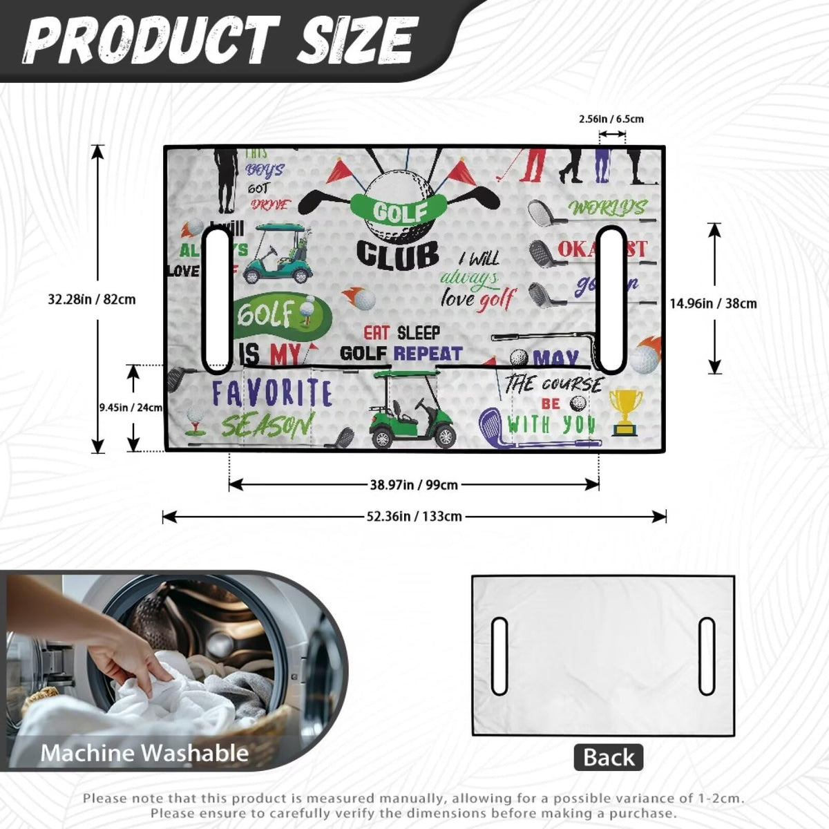 ELEQIN seat cover is machine washable for simple care.