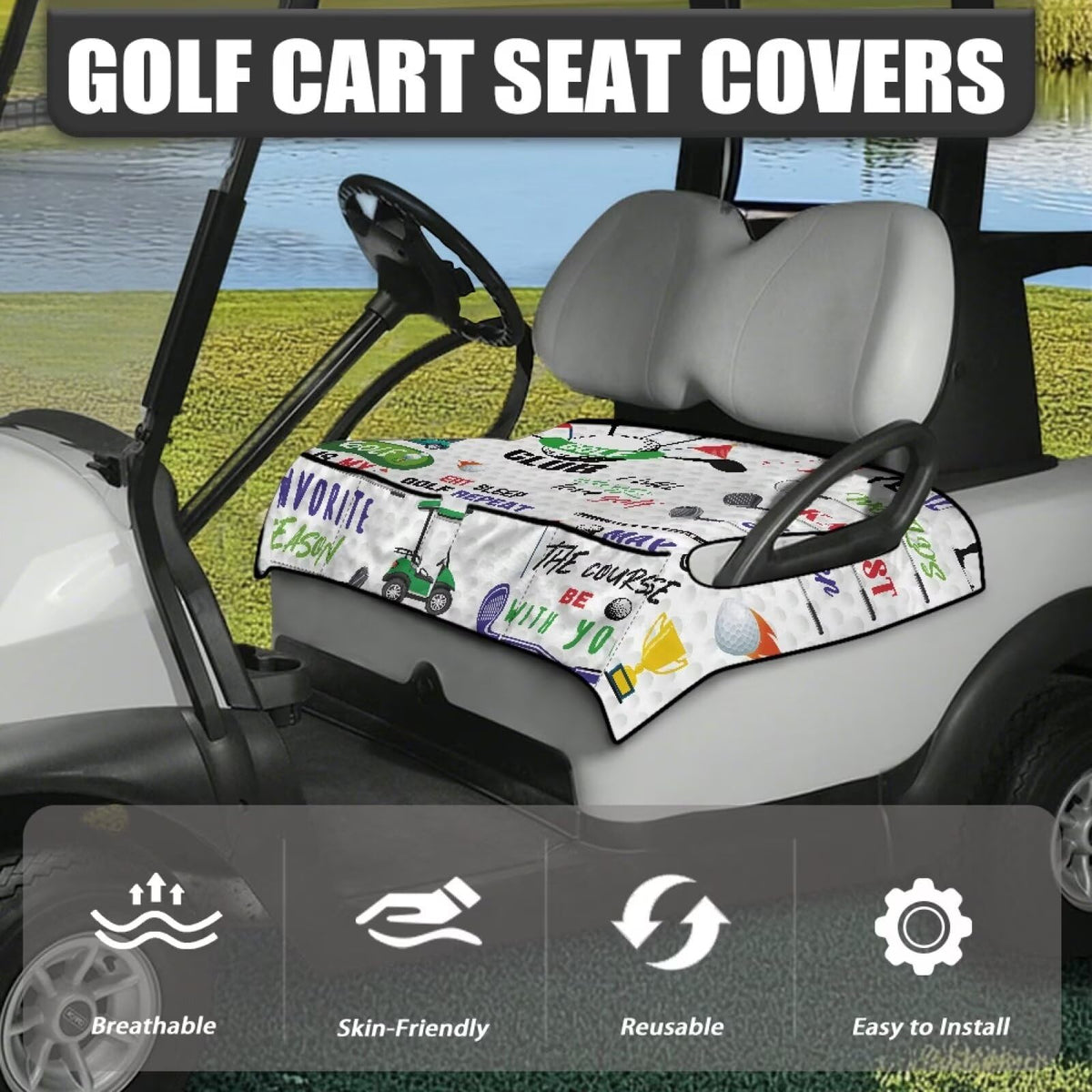 ELEQIN seat cover pattern collection adds style to your cart.