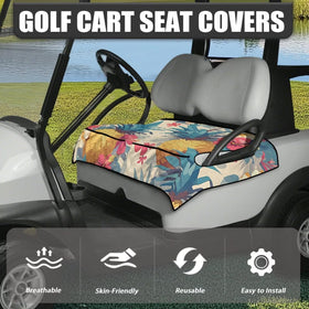 Soft breathable fabric from ELEQIN seat cover for comfort on long rounds.