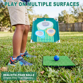 Elevon foam golf balls ensure safe, family-friendly play.