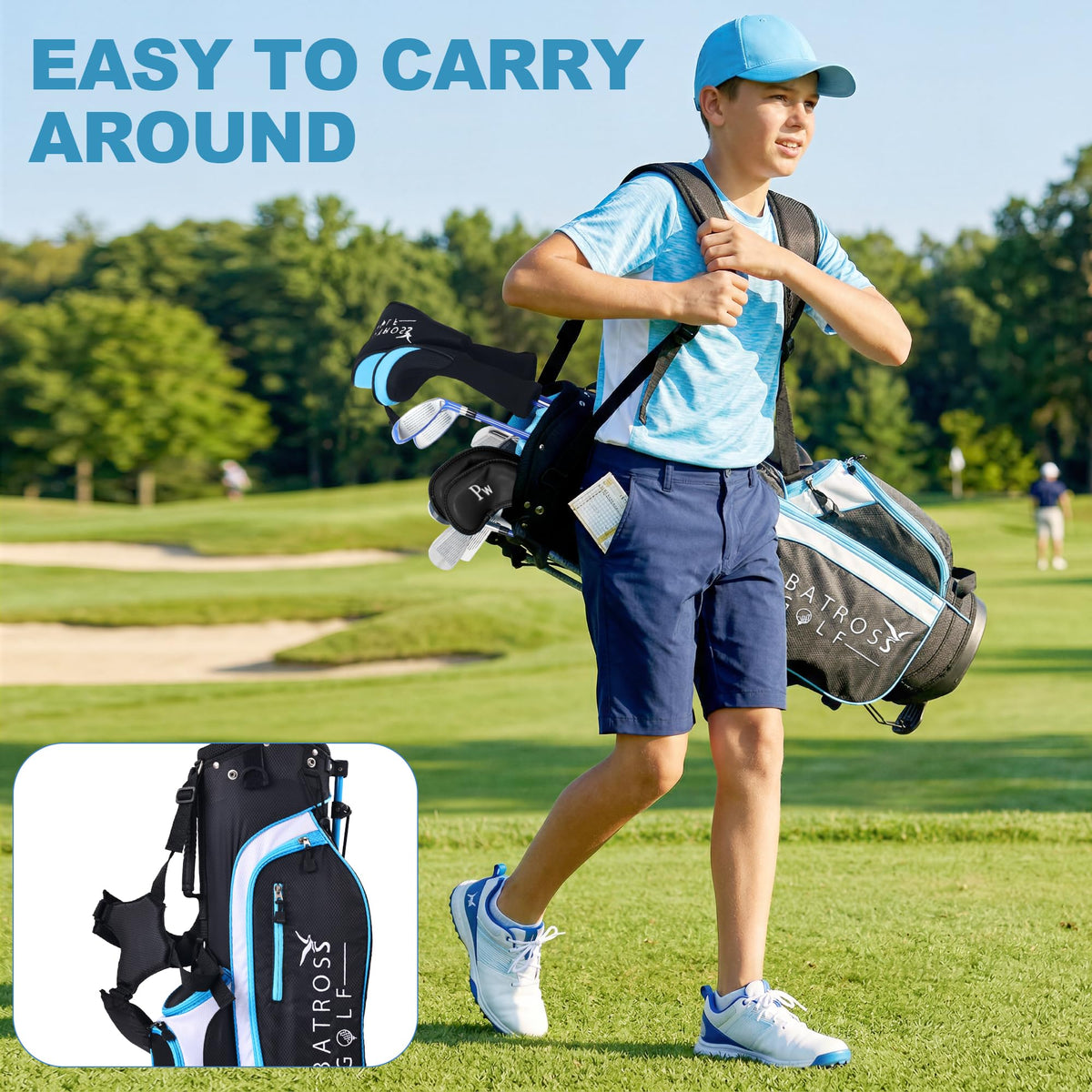 Elevon junior irons PW provide consistent feel for accurate approach shots.