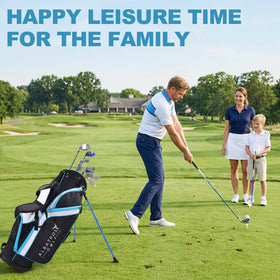 Elevon junior stand bag eases transport with a lightweight, organized carry solution.