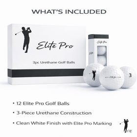 Elite Pro 3-Piece Urethane Ball tour-level-performance shot, confident feel.
