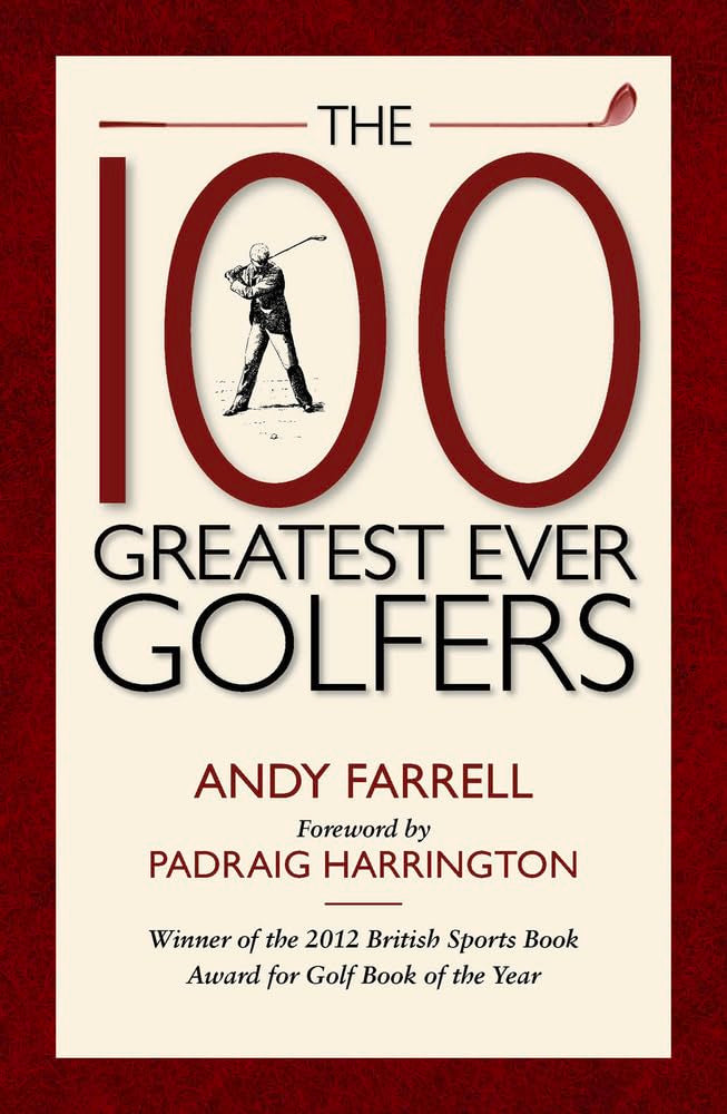 Elliott & Thompson The 100 Greatest Ever Golfers book cover, ideal gift for golf fans.
