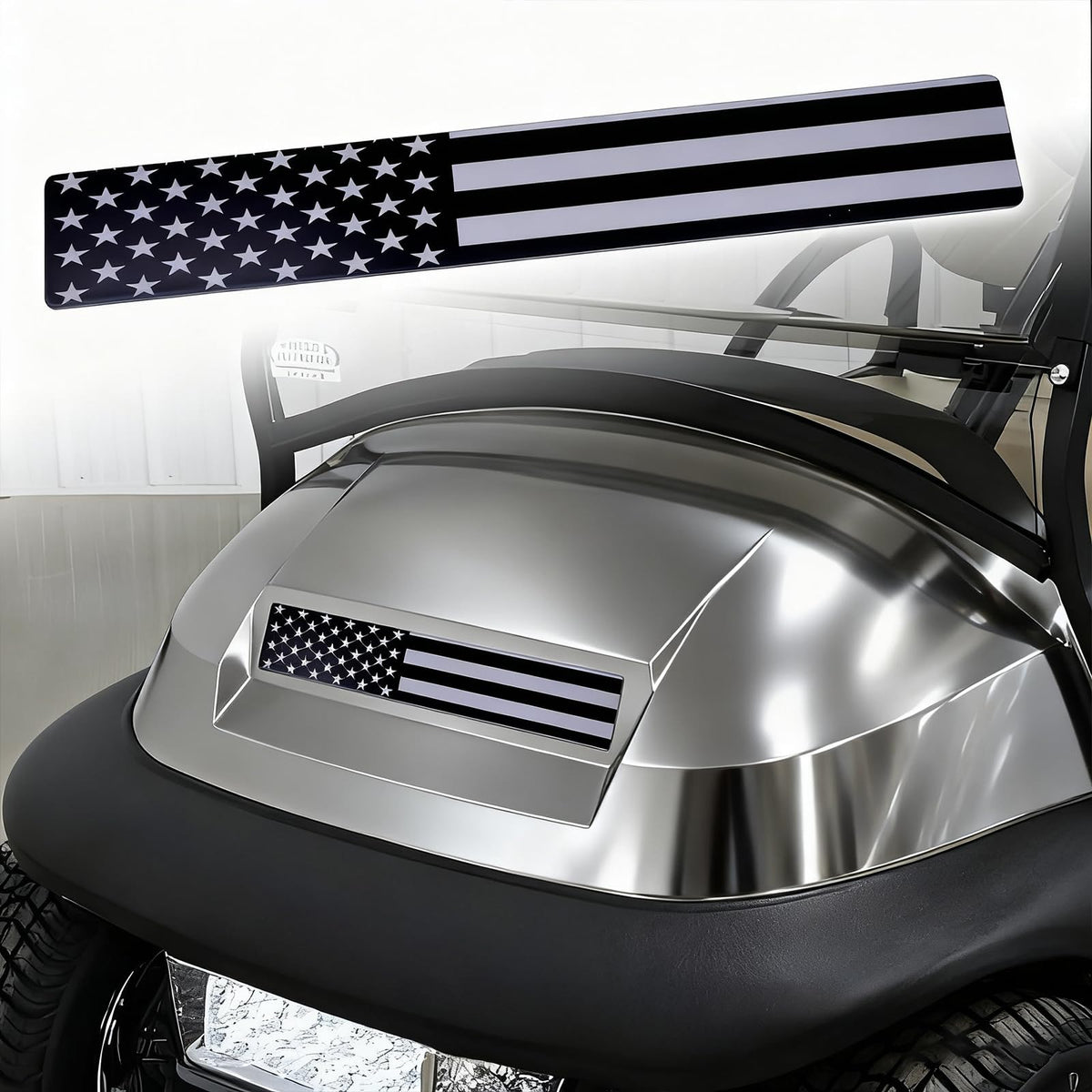 Emeland name plate designed for Club Car Precedent compatibility and easy fit