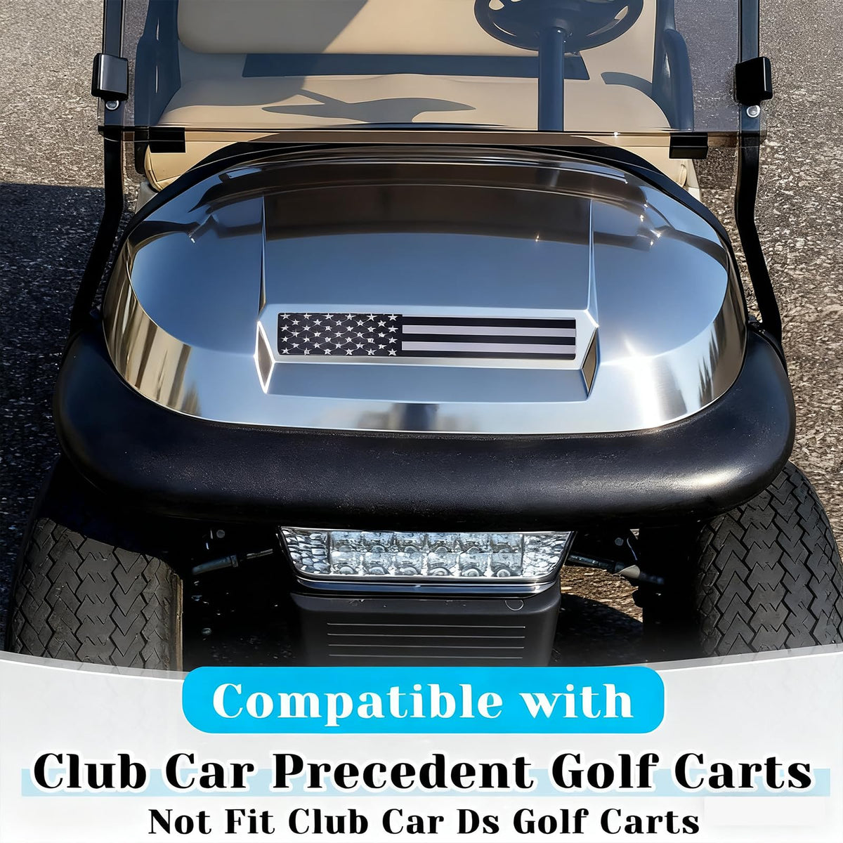 Emeland solid plastic construction for durable cart branding