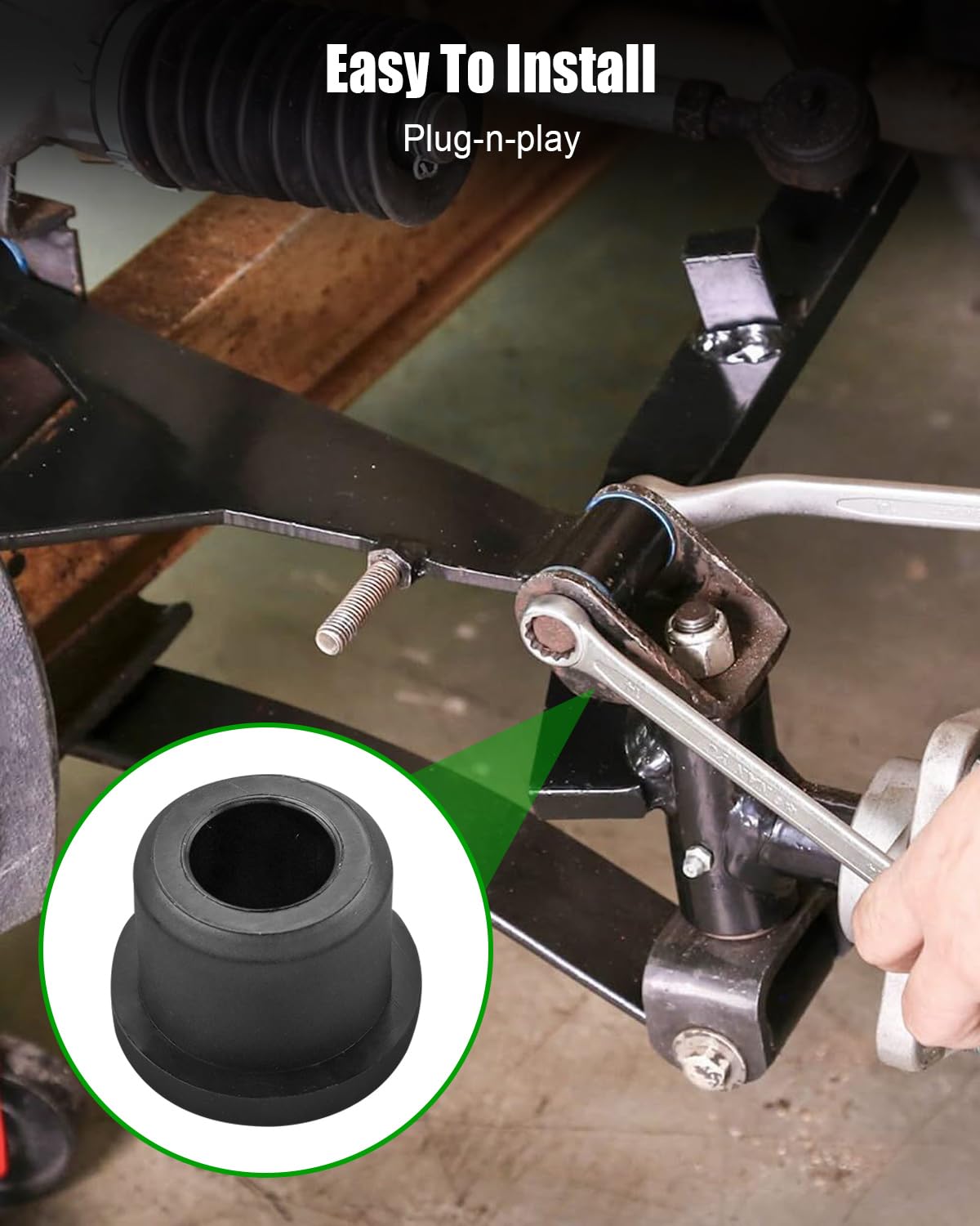 EMIHO front-leaf-bushing pair fits Club Car DS precisely for reliable performance.