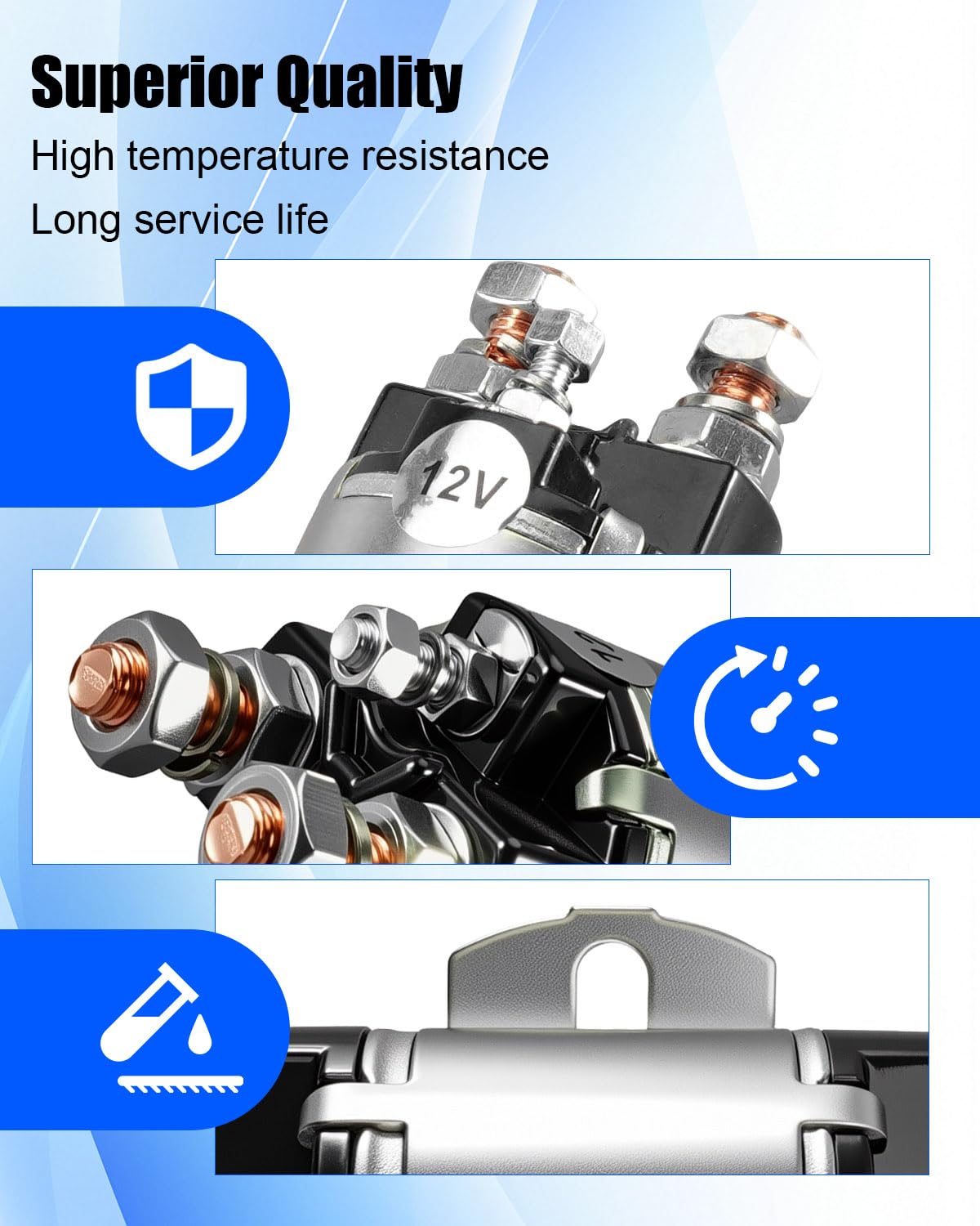 EMIHO J17-81950-01 solenoid demonstrates durable 100A performance for stable operation