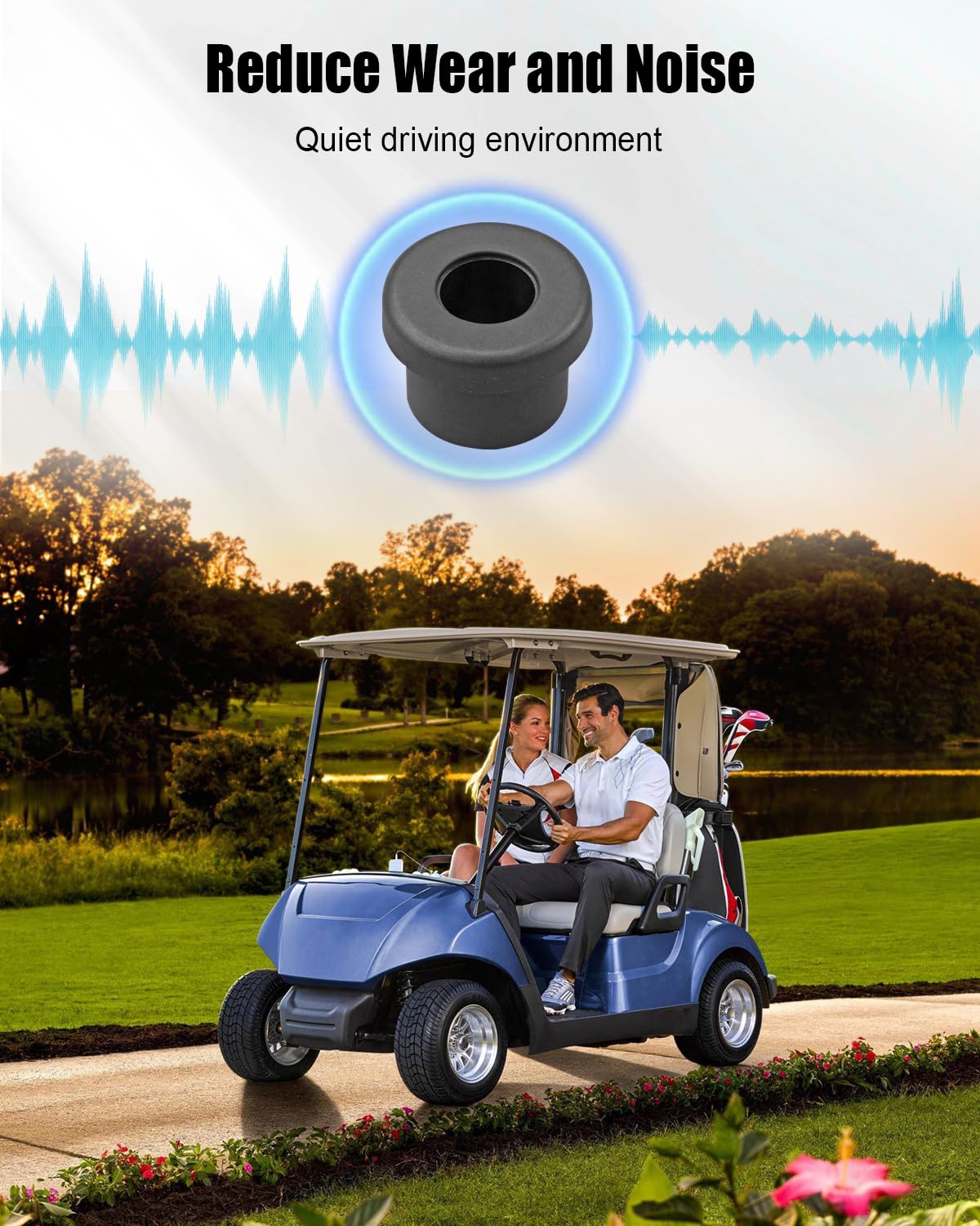 EMIHO polyurethane bushing delivers durable elastic support for suspension.