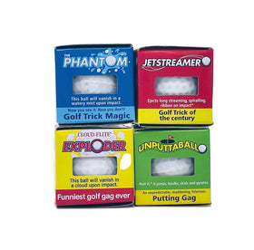 Empire Magic Lot 8 Jet Streamer Golf Ball ejects streaming ribbon for dramatic reveals.