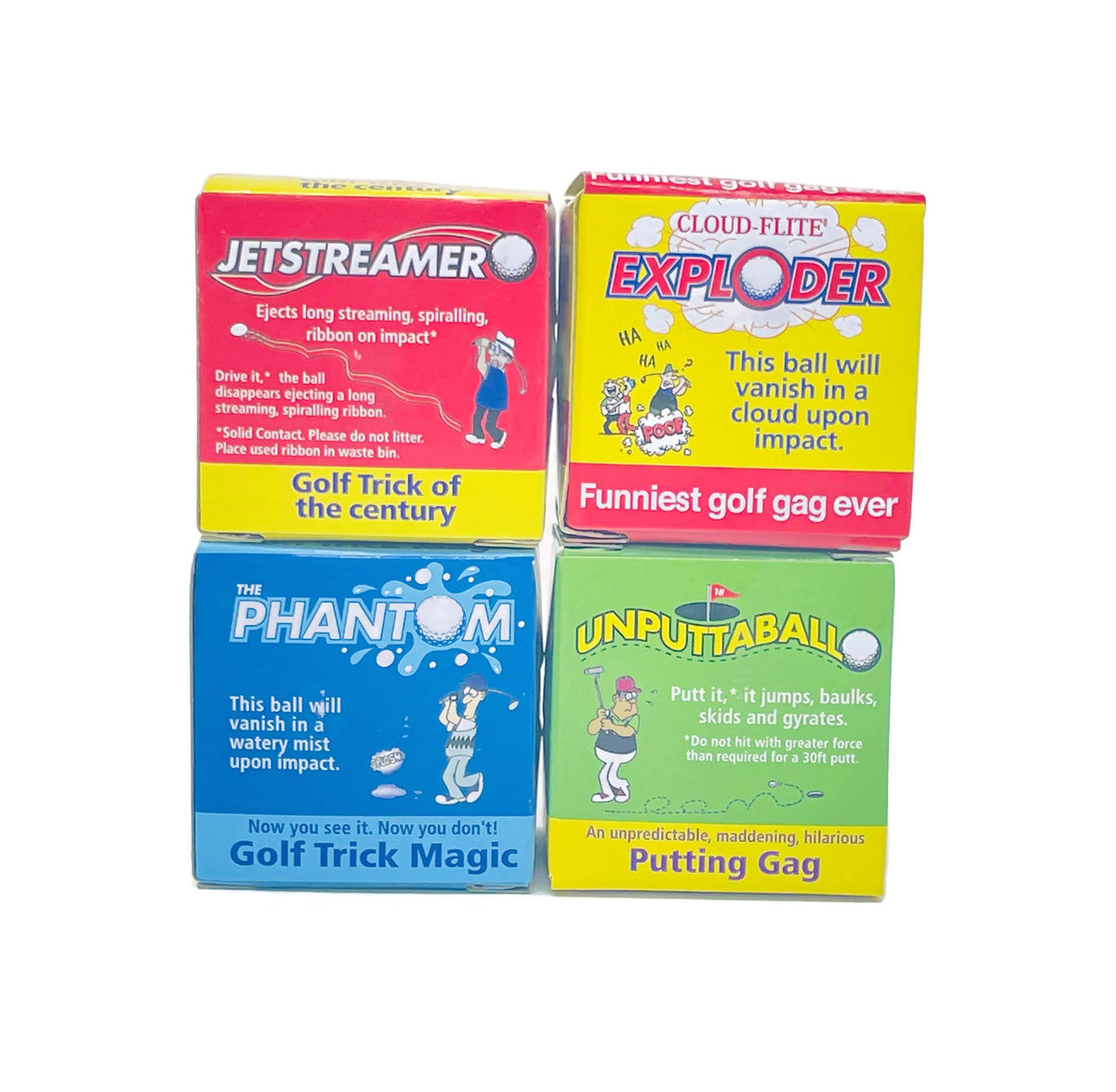 Empire Magic Lot 8 Unputtaball Golf Ball action shows erratic greenside movement for laughs.