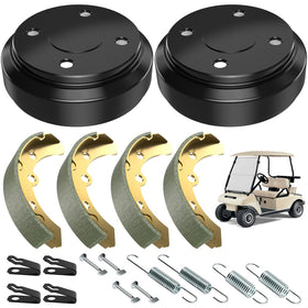 ENEKERP Club Car brake drum set for DS and Precedent improves braking reliability