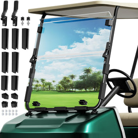 ENEKERP club car ds windshield in foldable front view for smooth rides
