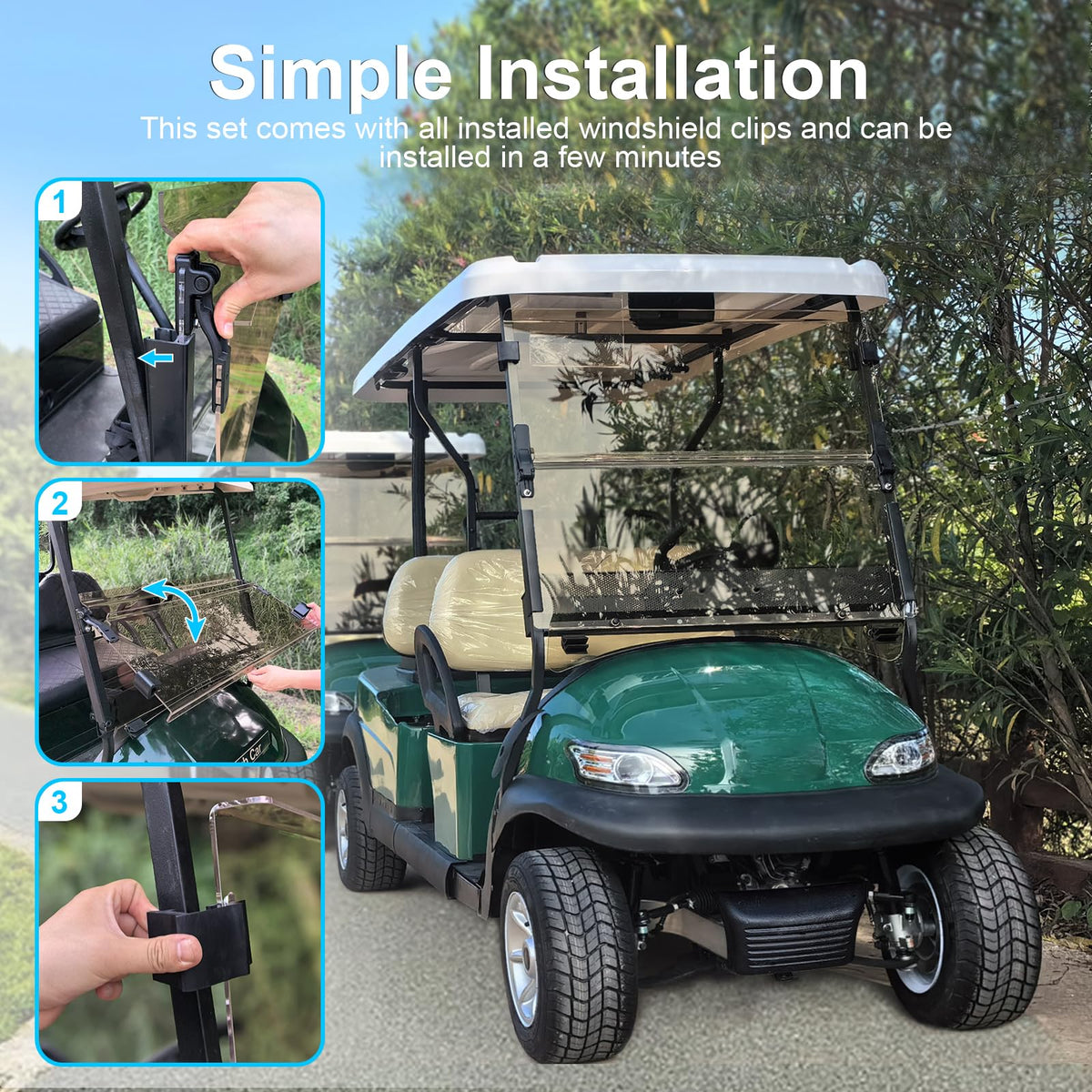 ENEKERP windshield is designed for original-frame installation on Precedent models.