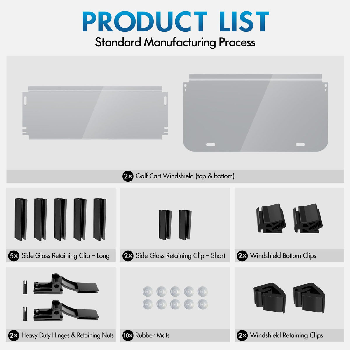 ENEKERP ds windshield in rugged frame designed for long-term use
