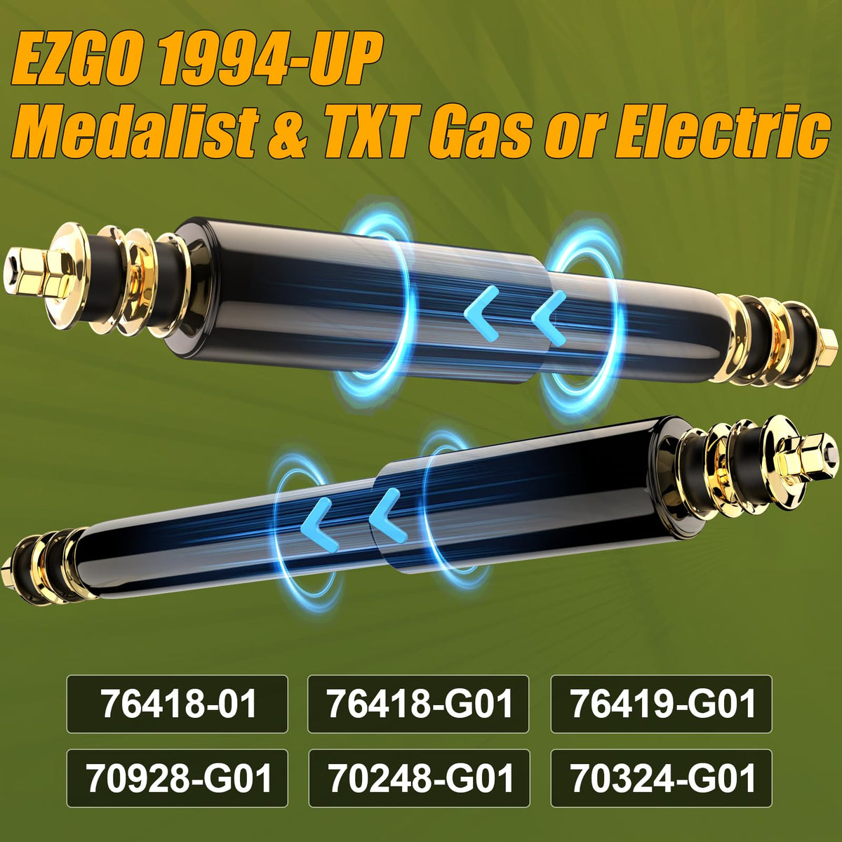 ENEKERP EZGO 76418-01 replacement shock supports easy maintenance