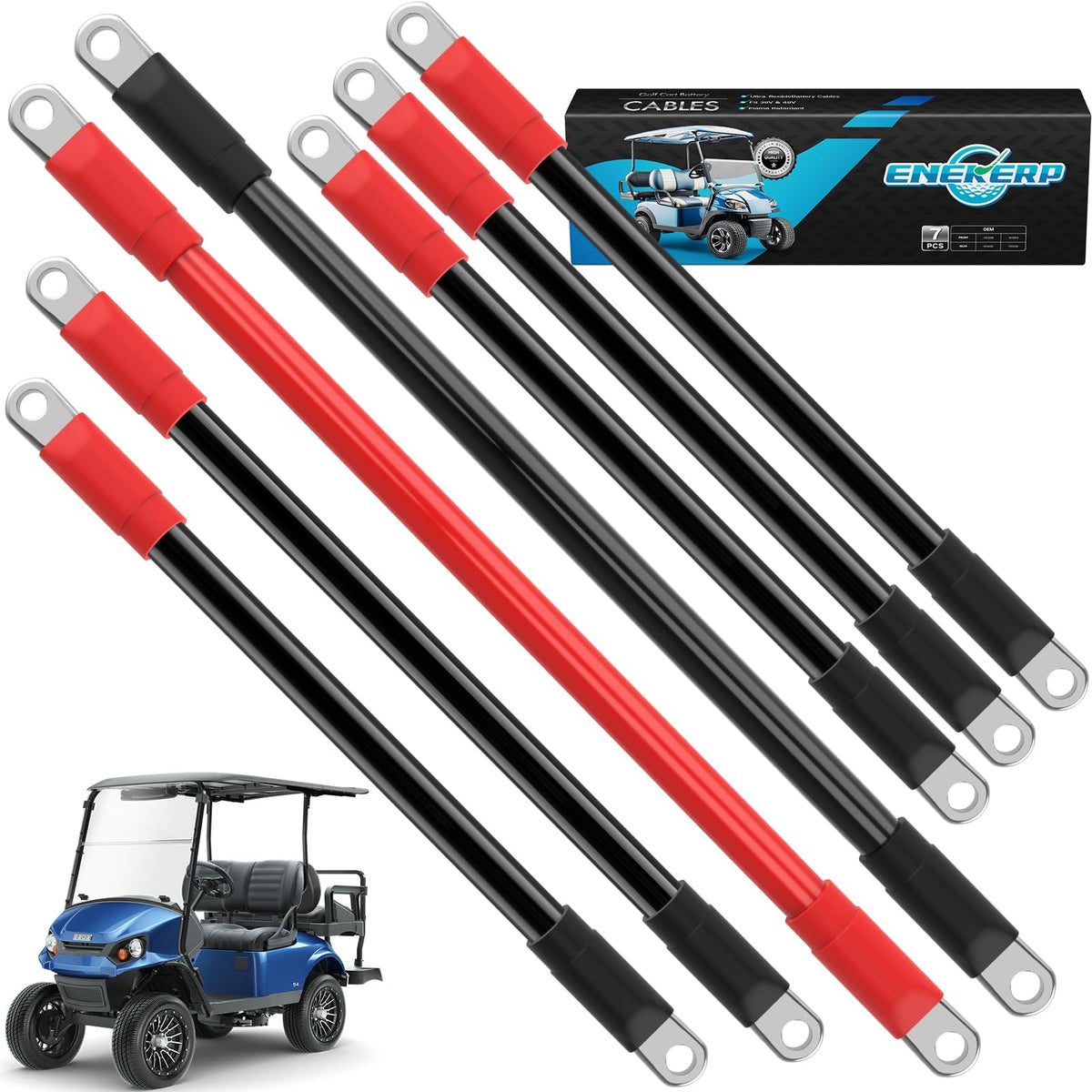 ENEKERP EZGO main black battery cable 26-8in for steady power flow