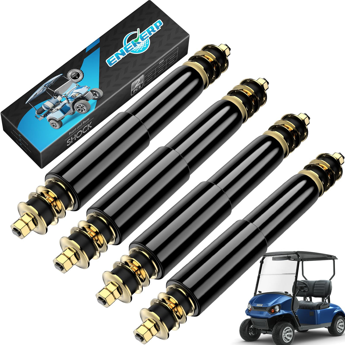 ENEKERP EZGO front shock left enhances stability for a smoother ride