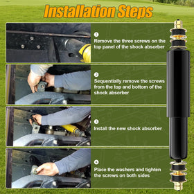 ENEKERP EZGO rear shock right boosts stability during cornering