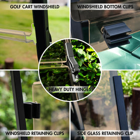 UV and glare resistance on ENEKERP windshield reduces eye strain on bright days
