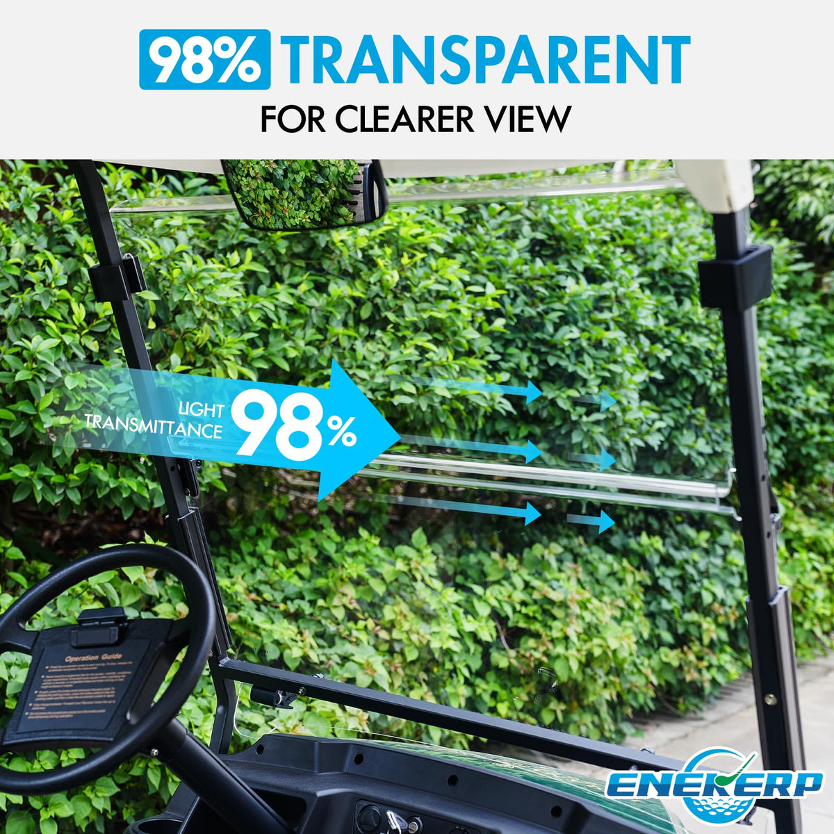 ENEKERP heavy-duty hinges ensure durable performance through daily rides