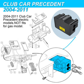 ENEKERP OEM 103327901 102528501 label, authentic replacement part for Club Car Precedent