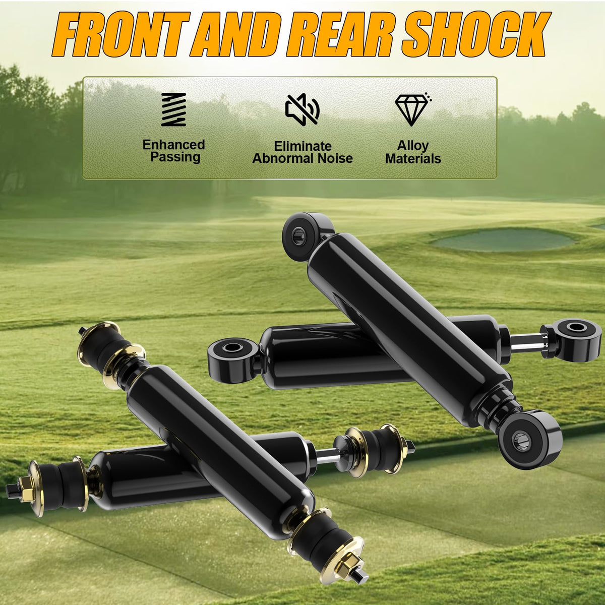 ENEKERP shocks kit contents with two front and two rear units.
