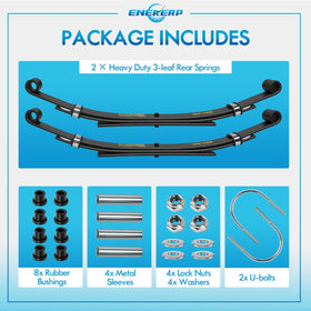 ENEKERP U-bolts and hardware included for secure mounting