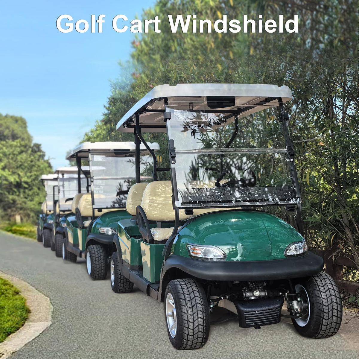 ENEKERP windshield reduces glare for a more comfortable ride in bright conditions