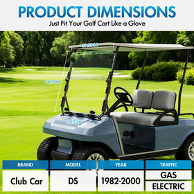 ENEKERP windshield polycarbonate clear view for sharp visibility