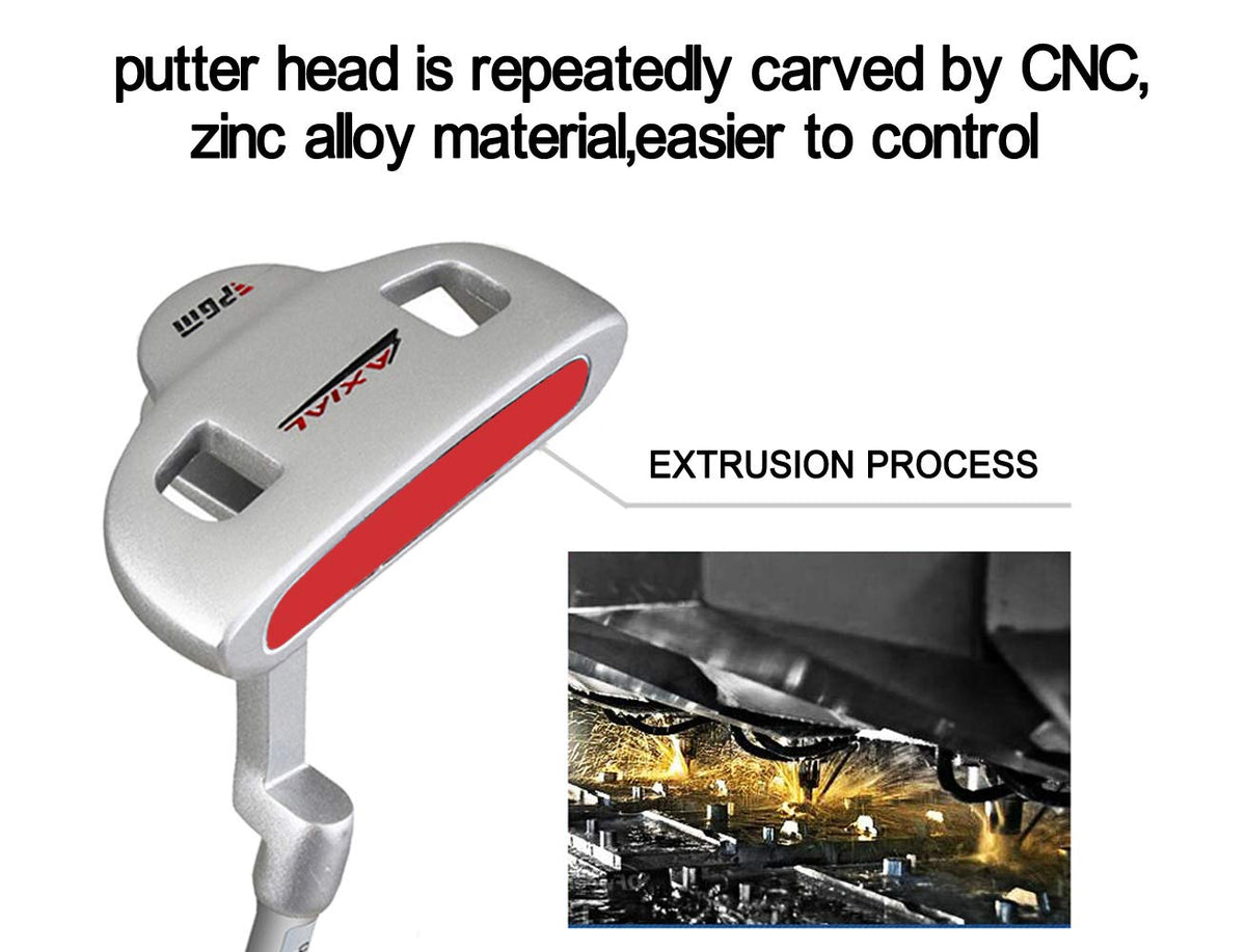 ENJOYCOOL Junior Golf Putter stainless-steel shaft ensures light feel and durability.