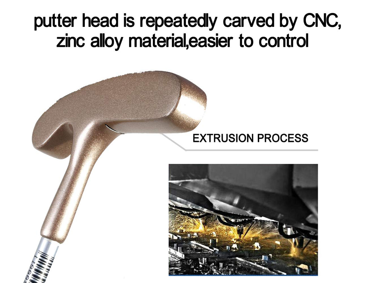 Enjoycool stainless steel shaft adds stability during swings