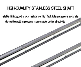 ENJOYCOOL Stainless steel shaft delivers stable strokes during practice.