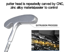 EnjoyCool zinc alloy putter head detail showing alignment lines to aid aiming.
