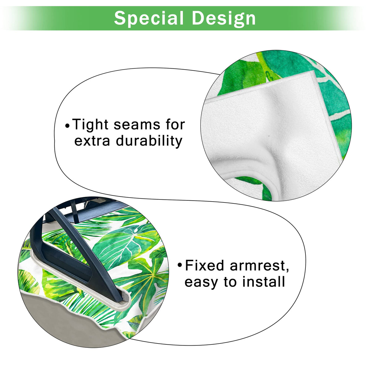 ENYORSEL easy-installation seat cover fits most golf carts in one step.