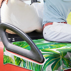 ENYORSEL seat cover in soft microfiber fabric for breathable comfort.