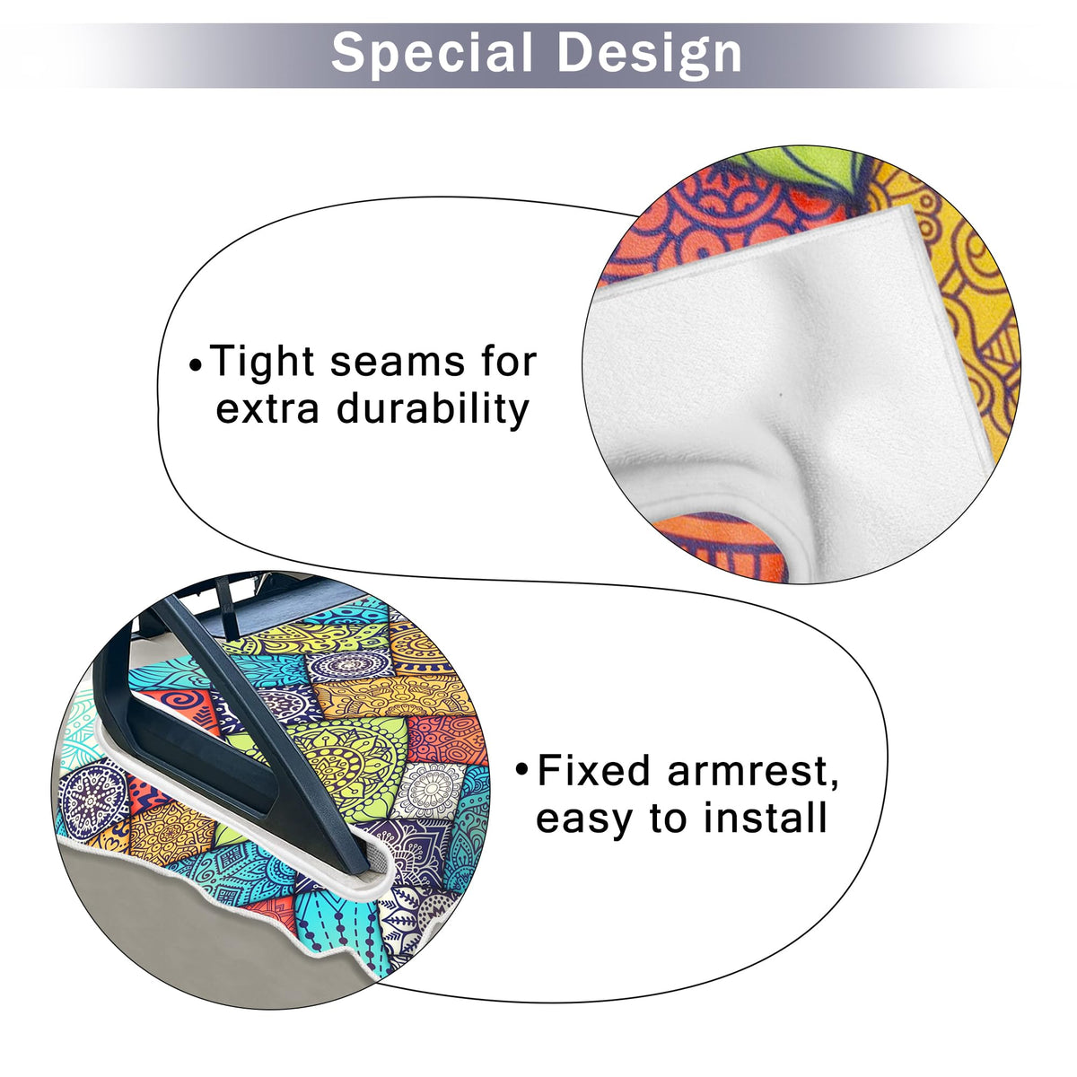 ENYORSE soft microfiber blanket keeps 2-4 seater seats dry and comfortable.