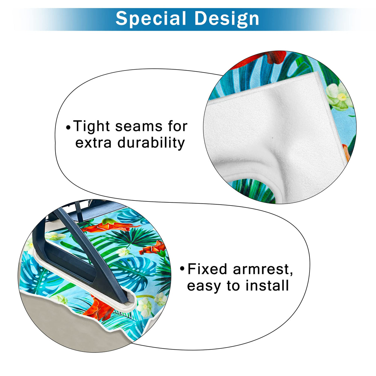 ENYORSE microfiber fabric texture emphasizes soft, breathable comfort for seats.