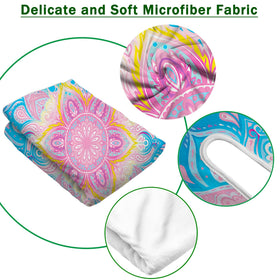 ENYORSEL Soft microfiber close-up shows breathable comfort and seat protection.