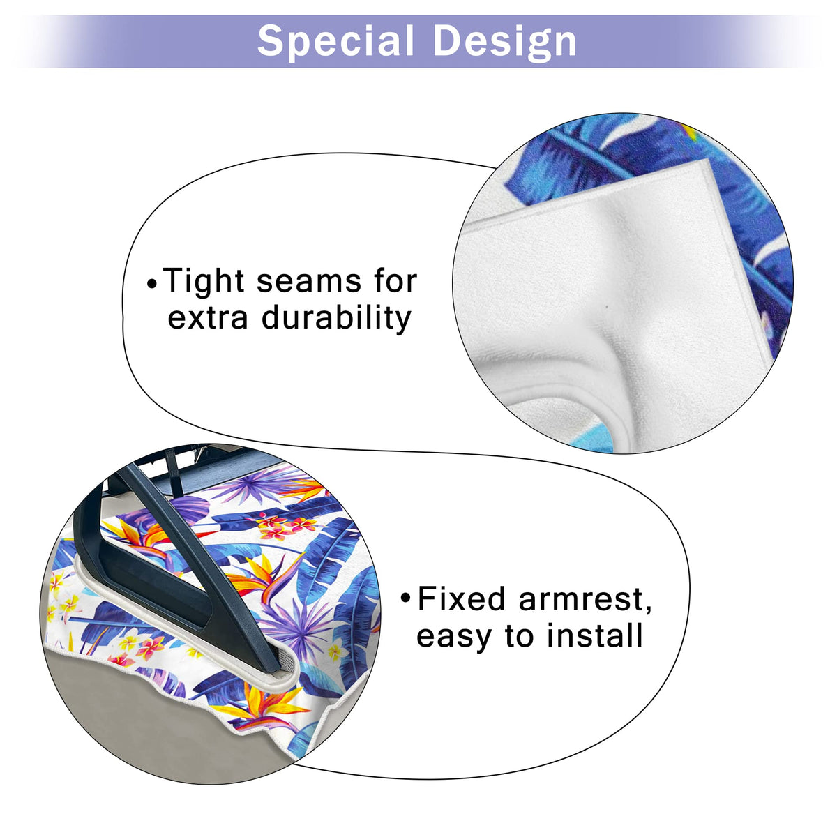 ENYORSEL banana leaf pattern detail highlights vibrant tropical aesthetics
