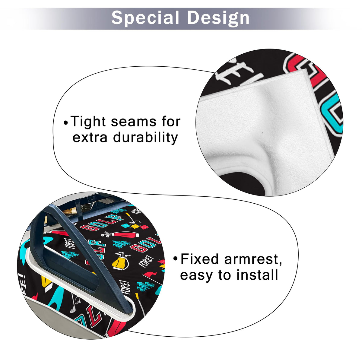 ENYORSEL breathable-golf-cart-accessory enhances comfort during long rounds.