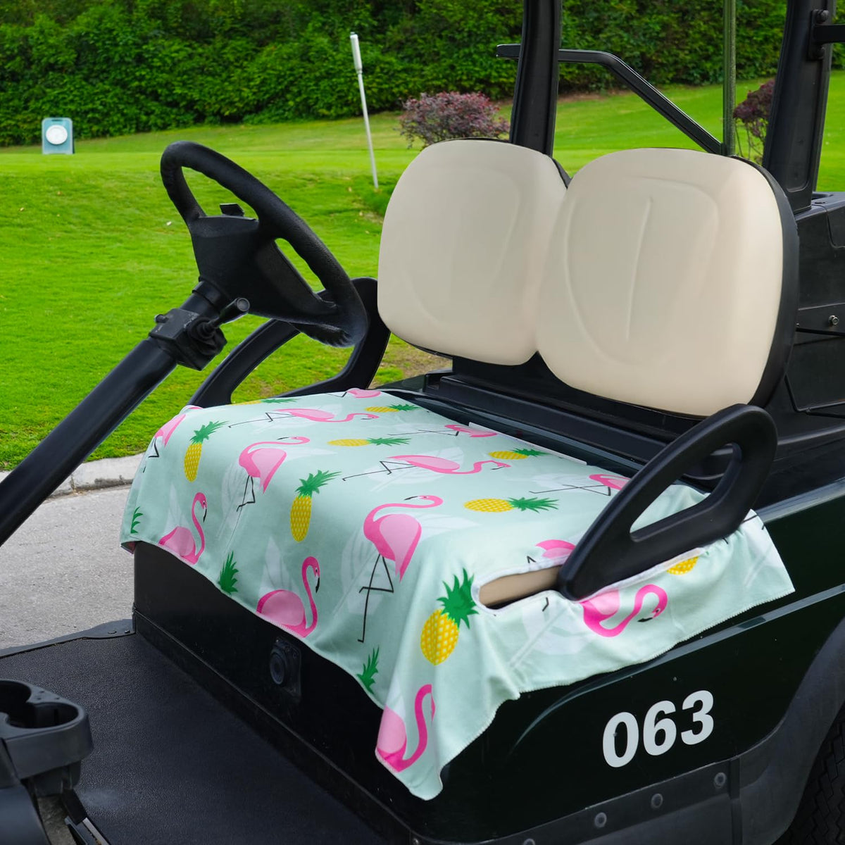 ENYORSEL durable and stylish seat blanket enhances cart look and longevity