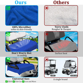 ENYORSEL compatibility with EZGO, Yamaha, and Club Car carts.